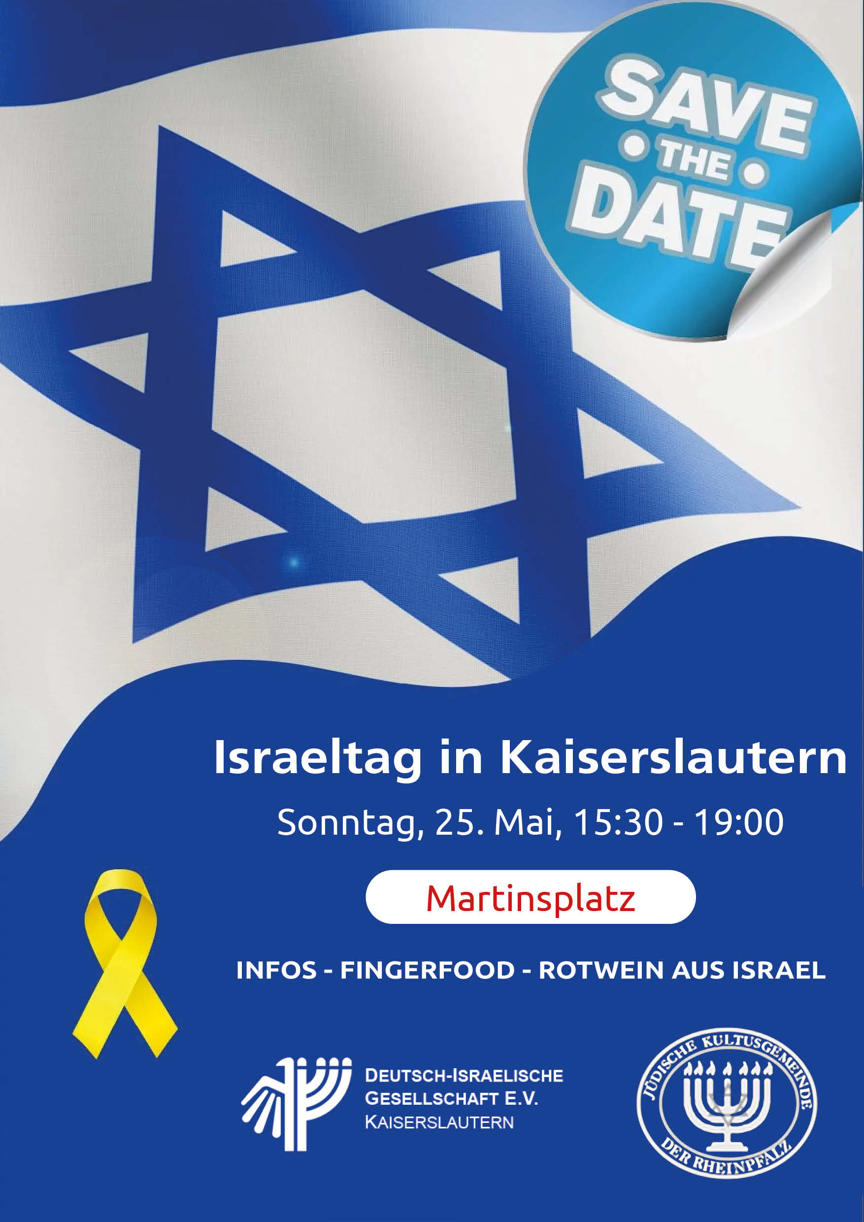 Plakat Israeltag 2025 Kaiserslautern