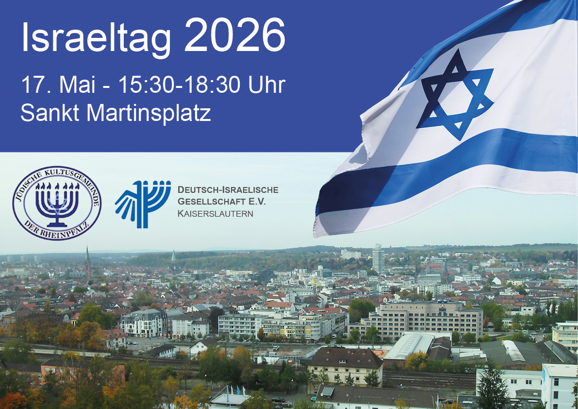 Plakat Israeltag 2026 Kaiserslautern